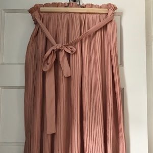 Anthropologie pleated skirt